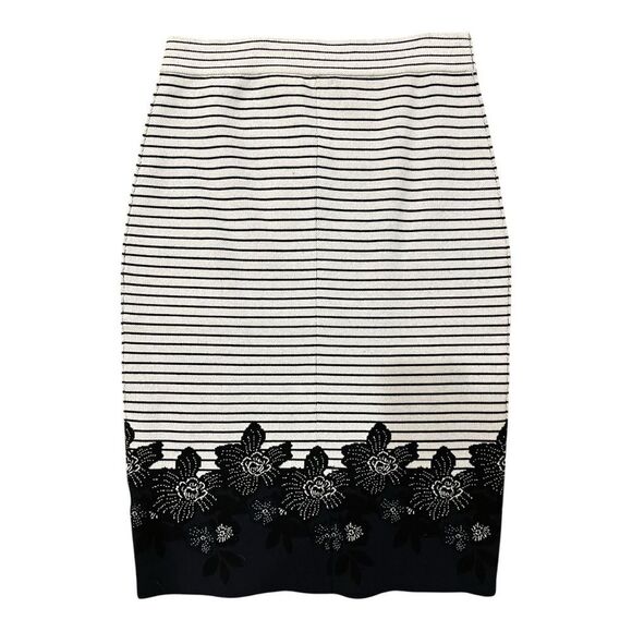 NWT- Gorgeous A.L.C Black and White Striped Skirt - Picture 3 of 3